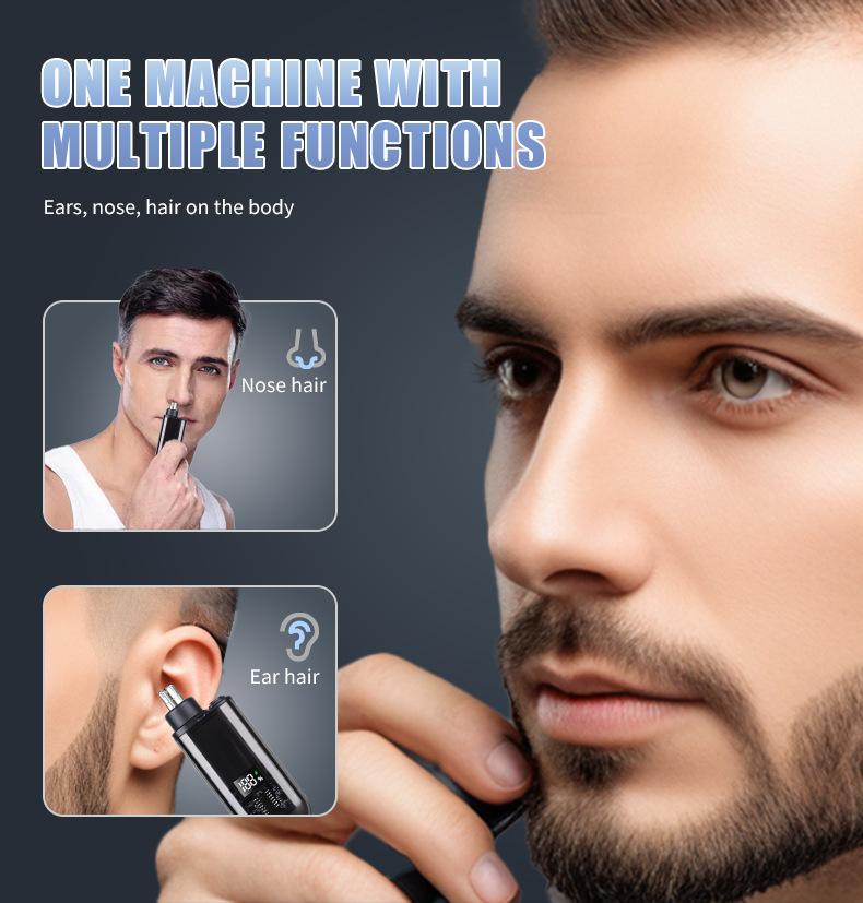 New Nose Hair Trimmer And T9 Hair Clipper Set For Mens Care Set Portable Mini USB charging Nose And Ear Hair Trimmer 2025