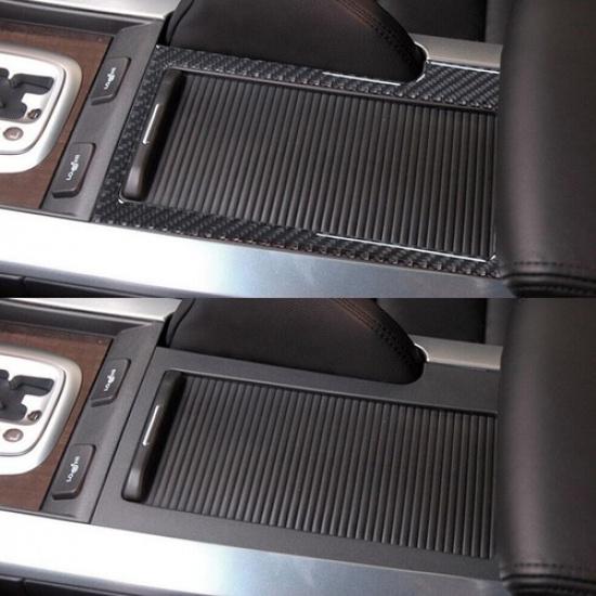 Carbon Fiber Interior Center Cupholder Cover Trim Fits For Acura TL 2004-2008