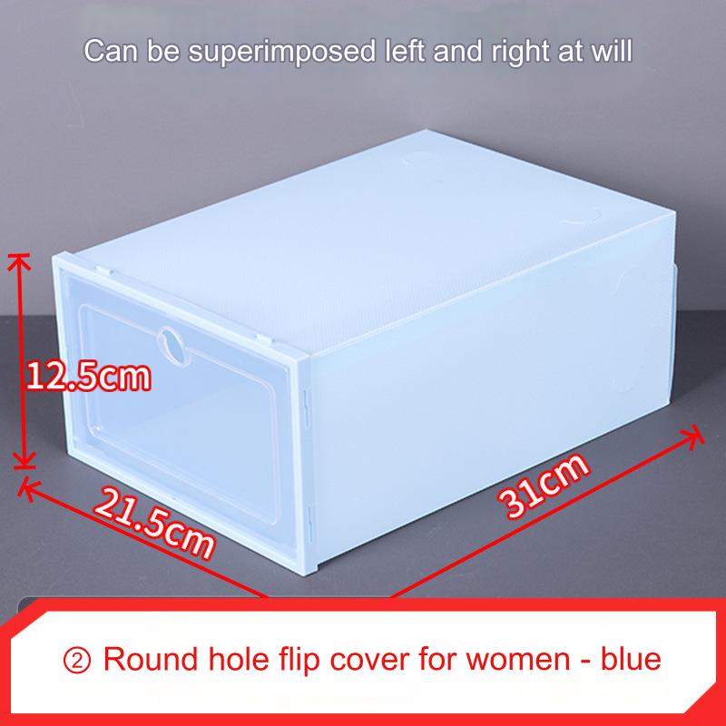 Shoe Organizer Stackable Shoe Storage Boxes Drawer Type Front Opening Shoe Rack Organizer Cabinet Shoes Container Thick Plastic
