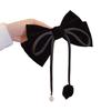 Red Velvet Bow Hair Clip for Women: Autumn/Winter Bridal Accessories