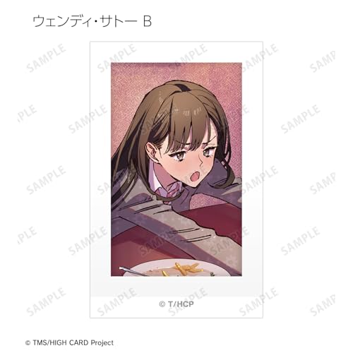 TV-Anime "HIGH CARD" Sammel-Endillustration Sofortbildkamera-Stil Illustrationskarten 18-Stück-Box