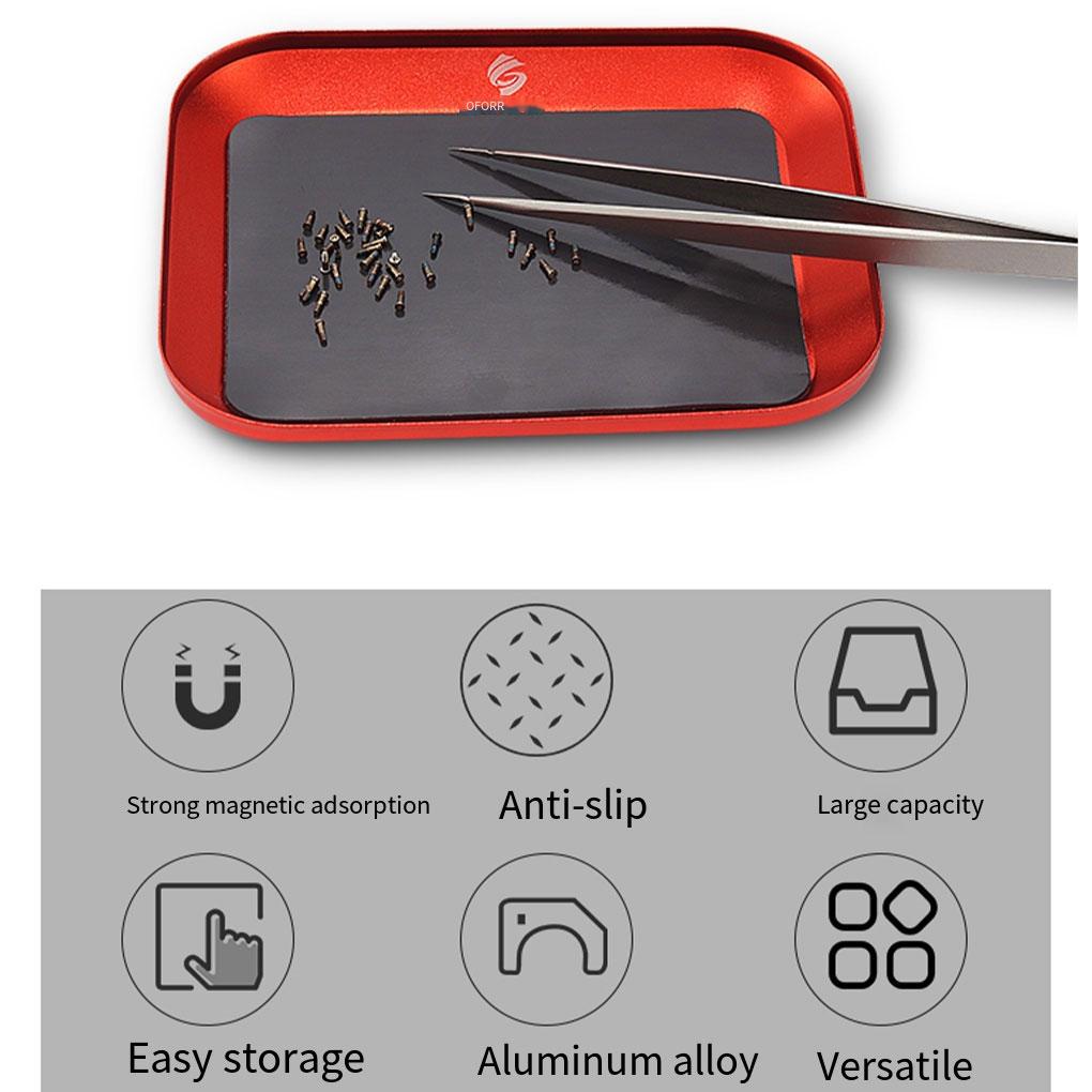 Stainless Steel Magnetic Tray For Workshop Organization And Efficiency Magnetic Trays For Workshop