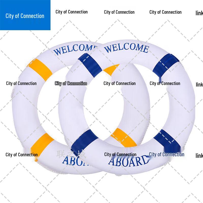 Mediterranean Style Thick Foam Water Rescue Lifebuoy