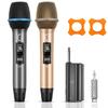 JYX Wireless Karaoke Microphone, UHF Rechargeable Microphone, Suitable for Meetings, Speeches, Performances, Parties, School Sports Days, and More (Ro