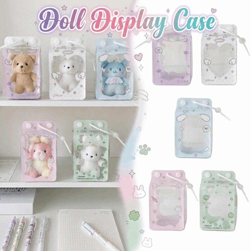 Transparent Design Doll Carry Bag Portable Figure Storage Bag Doll Collection Bag Daily Outings