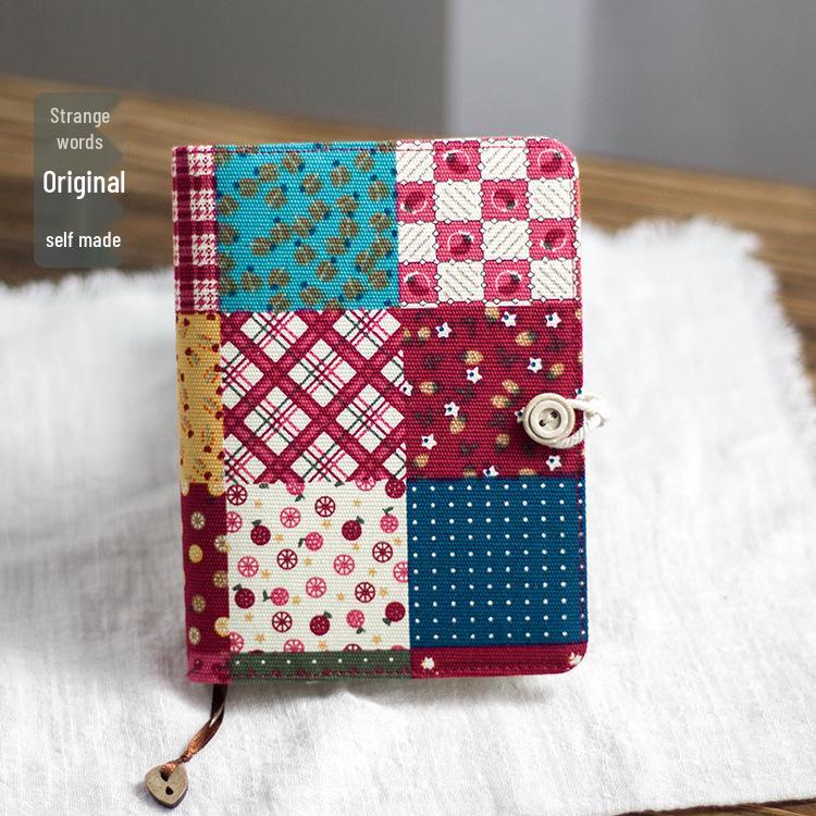 

A6 Ручний Патчворк Сітчастий Арт-Нотатник A6 Loose-Leaf Patchwork Blank Pages