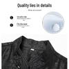 Men's Mulberry Silk Tang Suit Short Sleeve Shirt