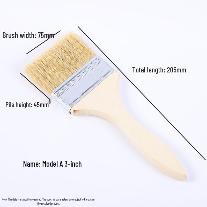 Wooden Handle Hog Bristle Multi-purpose Brush