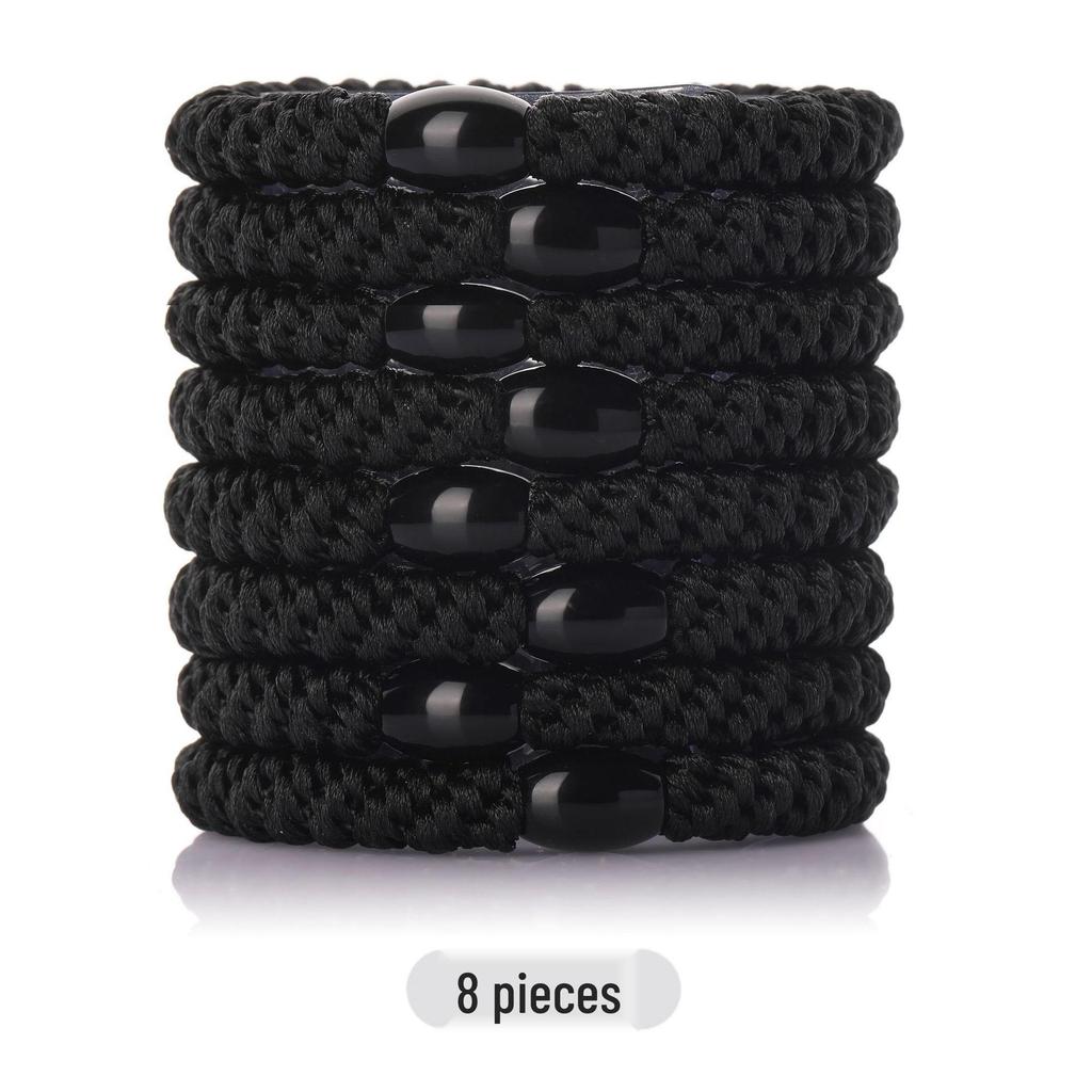 Velvet Mixed Color Braided Hair Ties: High Elasticity Hair Scrunchies for Stylish Buns and Commute-Friendly Accessories