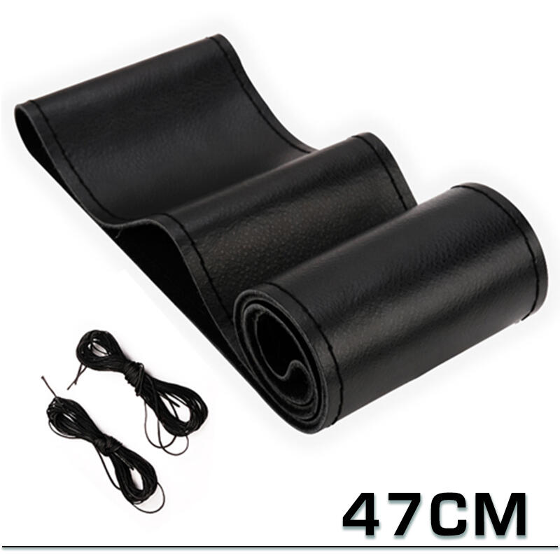 Universal Car Steering Wheel Braid Cover Extra Large 40 42 45 47 50CM Artificial leather Soft Non-slip Auto Interior Accessories