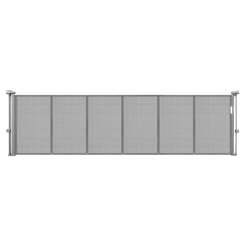 Retractable Baby Gate, 870 Mm Tall, Extends Up To 2800 Mm Wide, Retractable Gate for Kids or Pets, Mesh Material, Easy To Install for Indoor Stairs,