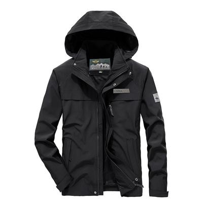 Outdoor-Einschichtjacke Herren Frühling und Herbst neuer Stil Windjacke wasserdichte Bergsteigerjacke dünne Jacke Jacke trendig