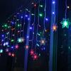 Snowflake Pendant Christmas Snowflakes String Light LED Decoration Light  New Year