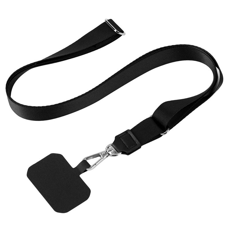 Adjustable Phone Lanyard Anti-Loss Polyester Crossbody Shoulder Strap with Tether Tab