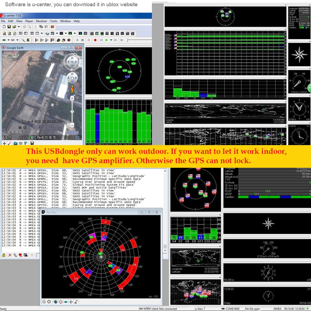 Stemedu VK172 GPS Module USB G-Mouse Dongle Receiver GPS/GLONASS Tracker for Windows 10/8/7/Vista/XP for GoogleEarth/Andorid/Linux/Raspberry Pi System