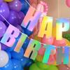 Creative Laser Birthday Flag Decoration Party Supplies Alphabet Happy Birthday Banner Bunting