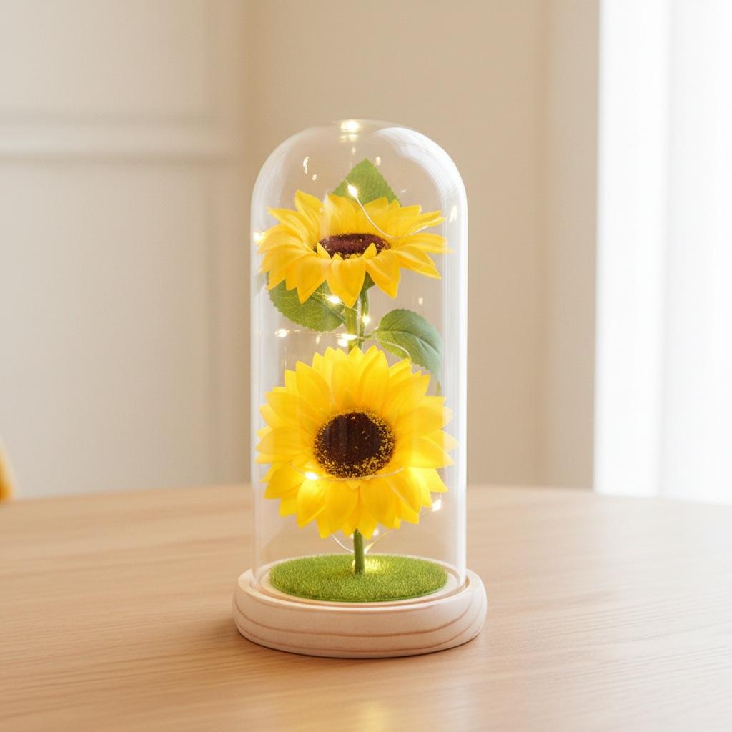 Soap Flower Sunflower Eternal Flower Ornament Mother's Day Valentine's Day Gift Bouquet Christmas Creative Gifts