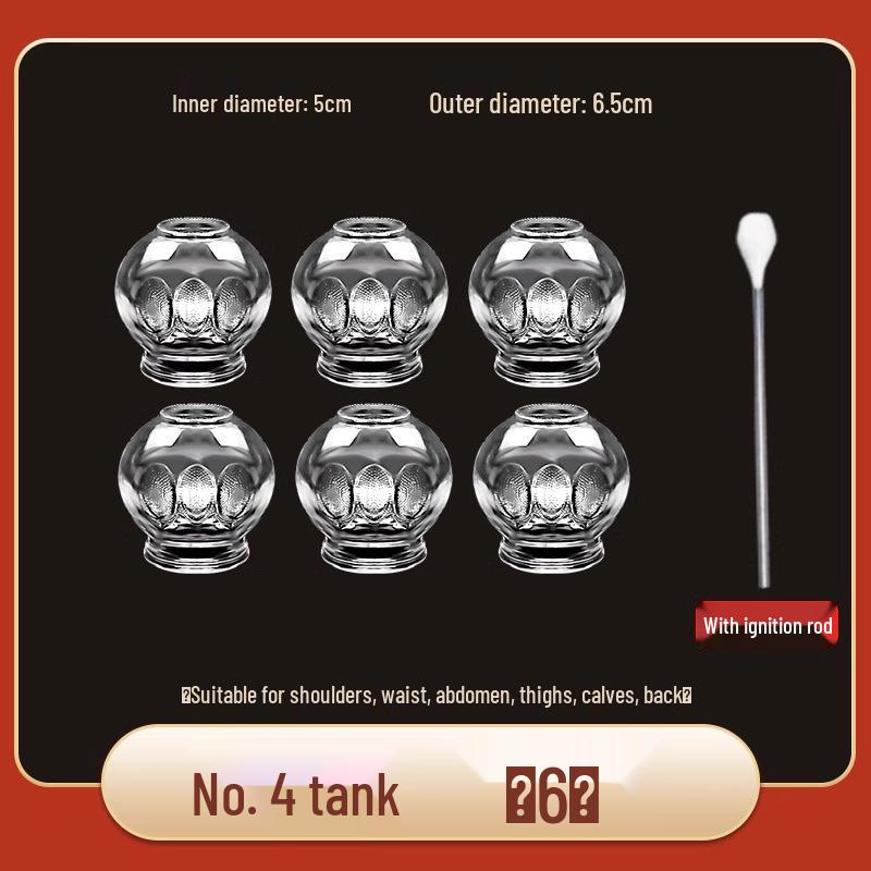 Chenye Thickened Glass Fire Cupping Set – Beauty & Household Therapy Jars