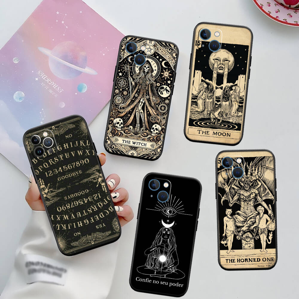 Divination Tarot Case for Samsung Note 20 10 S25 Plus Ultra Lite FE A11 A26 A51 A52 A53 A56 A70 A71 A72 A73 M20 M30 M21 M31 M51