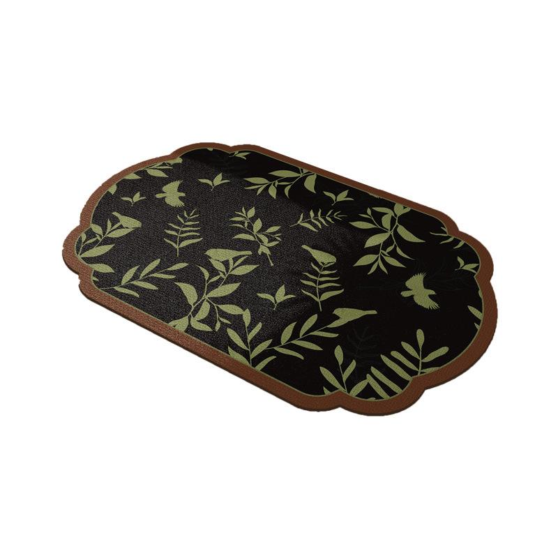American Bathroom Floor Mat, Diatom Mud Absorbent Mat, Bathroom Room, Bathroom Door, Bathroom Quick-Drying Non-Slip Foot Mat