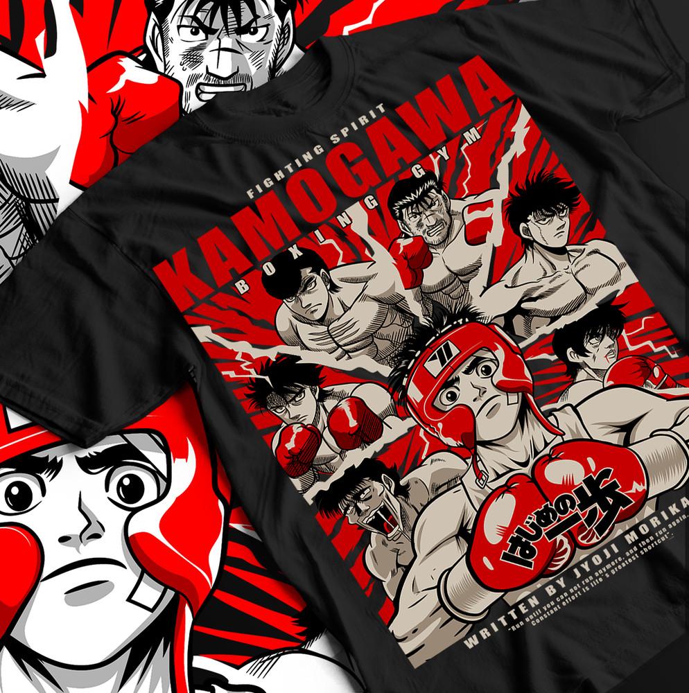 Anime Boxing Tee, Hajime No Ippo Graphic Shirt, MMA Fighter Gift, Japanese Manga