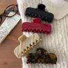 Korean High-End Acetate Claw Clip, Bun Hairpin, Shark Clip, Retro Ponytail Hair Accessory for Women