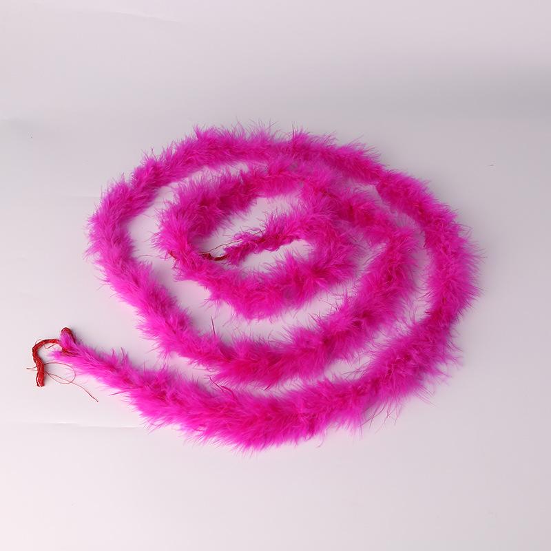 Feather Fleece 2 Meters Turkey Fleece Feather Strip, Flat Fleece Strip, Cartoon Wedding Feather Strip