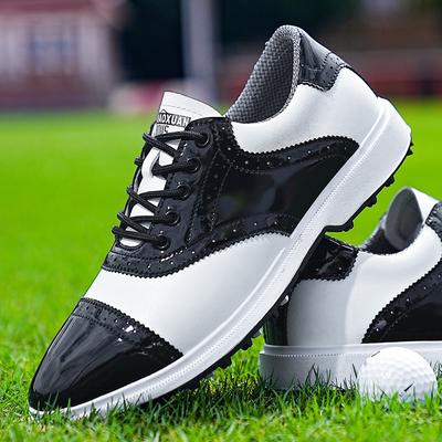 Lüks Erkek Golf Spor Ayakkabıları Rahat Golf Ayakkabıları Hafif Erkek Golfçü Ayakkabıları Kaymaz