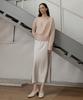 Otte Reve Satin Long Slit Skirts_2Color