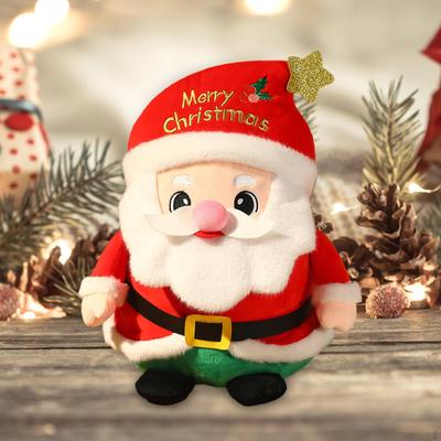 Christmas Doll Gift Plush Toy Comfortable Traditional Cute Plushie Decoration
