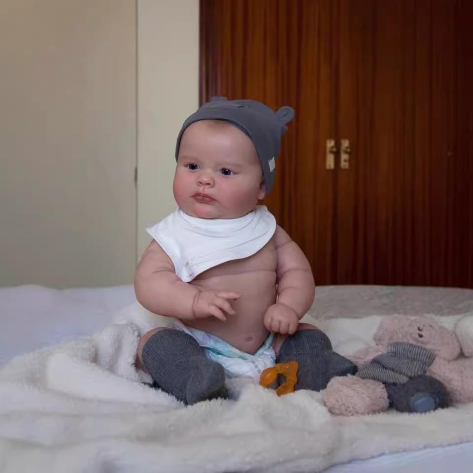 50cm Full Glue Chubby Reborn Baby Doll Simulation 50cm Glue Body
