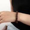 Elastic Bracelet, Retro Niche Coconut Flake Wood Splicing Woven Bracelet Women'S Bracelet