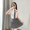 Sexy Underwear, Uniform Temptation, Student Clothing, Plaid Tie, Split Pure Japanese and Korean Campus Uniforms, Role-playing