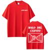 Band Latin Mafia Malo Del Cuento Graphic Tee Shirt Unisex Women Casual Crewneck Oversized T Shirts Harajuku Vintage Gothic Tshirts
