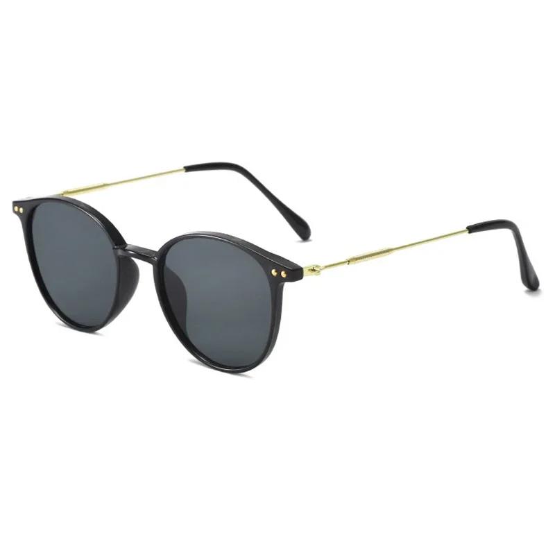 New Style Round Frame Sunglasses Unisex UV-proof Sun Glasses Eyewear Women Outdoor Travel Goggle Eye Production Sun Shades