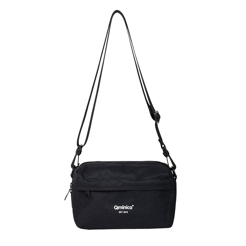 

Qminica Водонепроницаемая дорожная нагрудная сумка для паспорта, многофункциональная сумка через плечо для ребенка, портативная косметичка большой вместимости Black