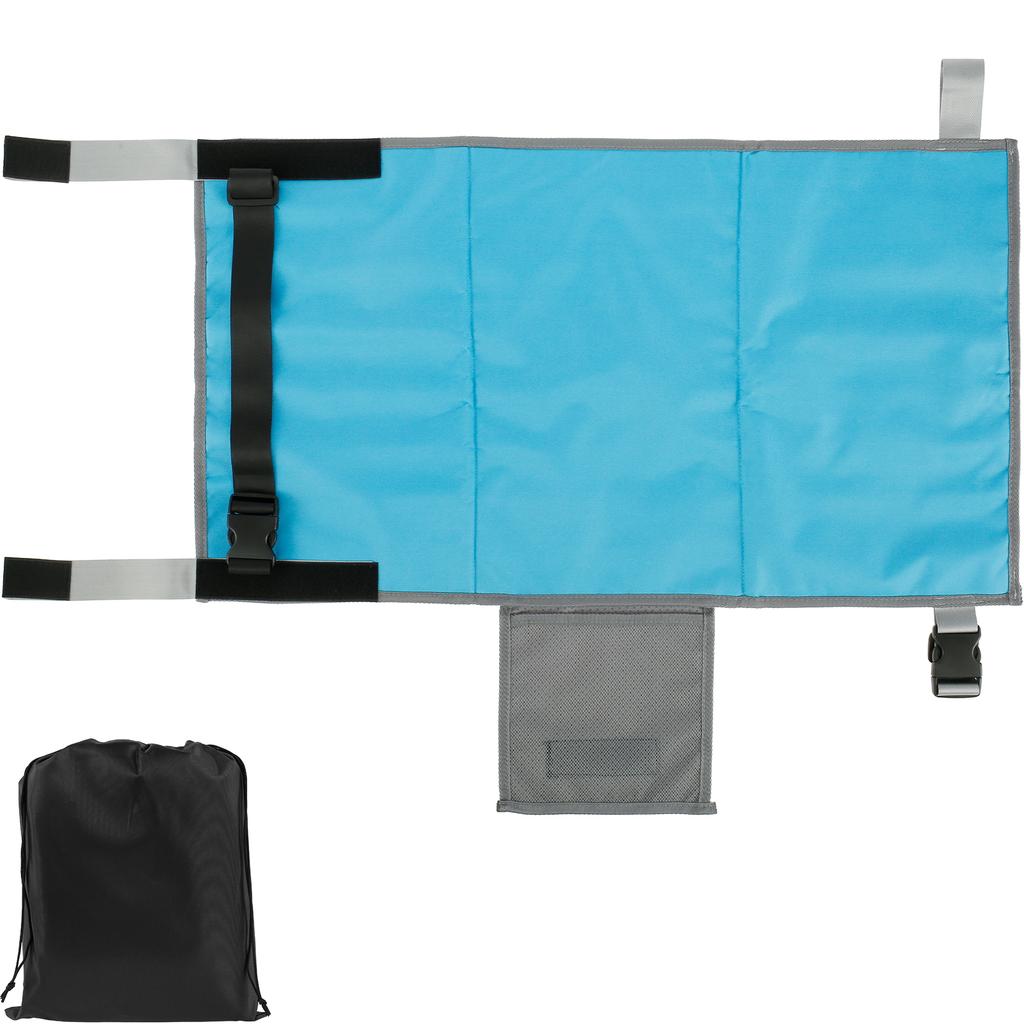 Kids Airplane Footrest Portable Kids Airplane Seat Extender Colorful Airplane Foot Hammock Breathable Toddler Airplane Bed