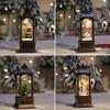 Santa-Claus/Xmas Tree/Snowman/Angel Glittering Lantern Christmas Gift for Kids