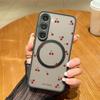 Cherry Pattern Magnetic Phone Case For Samsung Galaxy A37 A17 A56 A36 A55 A35 A26 A16 A25 A15 A54 A14 A34 TPU Acrylic Back Cover