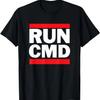 Run-CMD Grappig Command Prompt Computerprogrammeur T-shirt