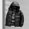 Black Gold Graphene Goose Down Jacket - Autumn/Winter Hooded Casual Fashion Outerwear