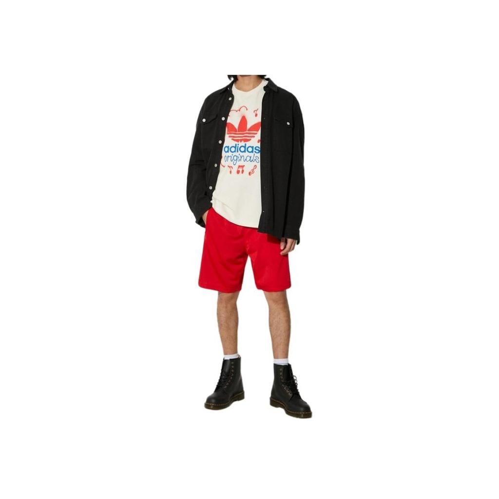 Adidas Originals Adicolor Firebird Elastic Waist Casual Shorts Men Bottoms Red IM9421