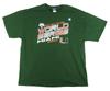 Blue 84 - Licensed Miami Hurricanes 2015 World Series Green T-Shirt - Size 2XL Unisex T-Shirt