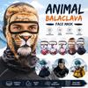 3D Printed Animal Pattern Funny Ski Mask Full Coverage Novelty Headwear  For Men Woman