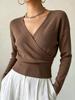 Women's Knitwear, Solid Color, Long Sleeve