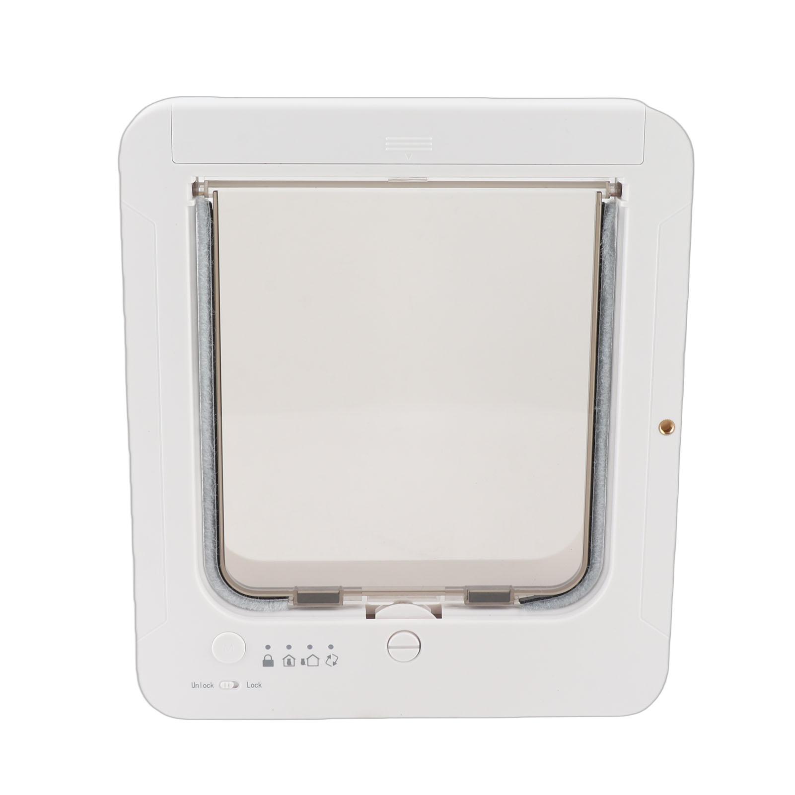 

Smart Cat Door Automatic Sensing with Collar Activated Easy Installation Pet Door for Home