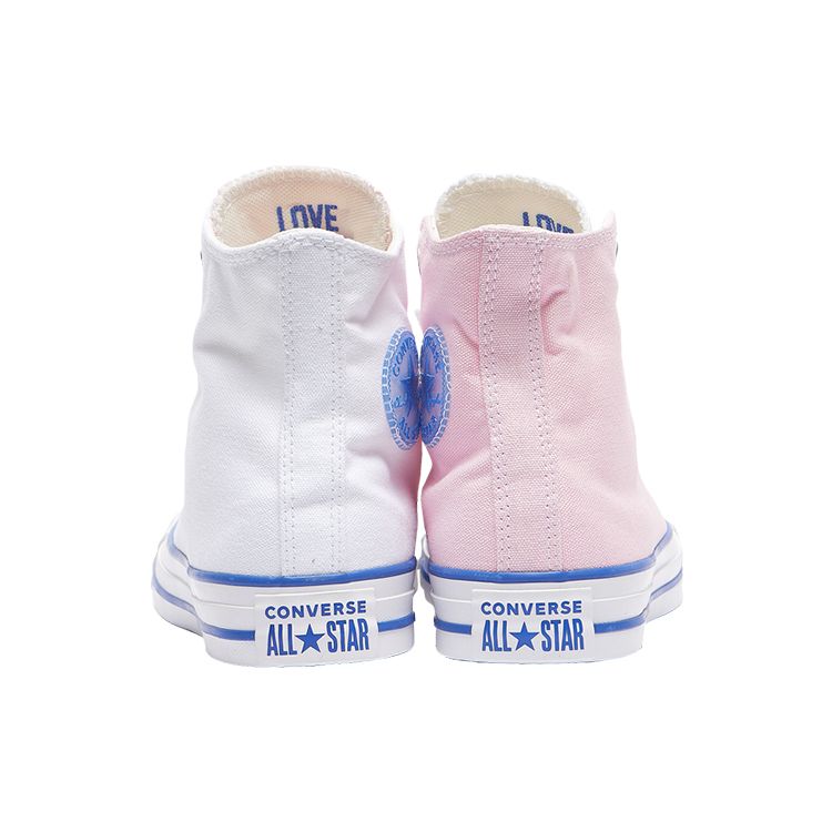 Converse Chuck Taylor All Star Comfortable Versatile High-Top Canvas Shoes Women Sneakers Pink White 168187F