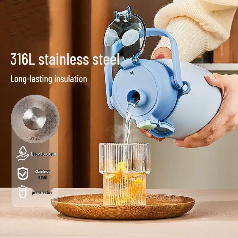 LOCK&LOCK 316L Stainless Steel Insulated Straw Water Bottle