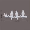 Resin Bird Hanger Wall Decoration Coat Handbag Key Holder Adhesive Hook Living Room Bedroom Hanging Rack Home Decor