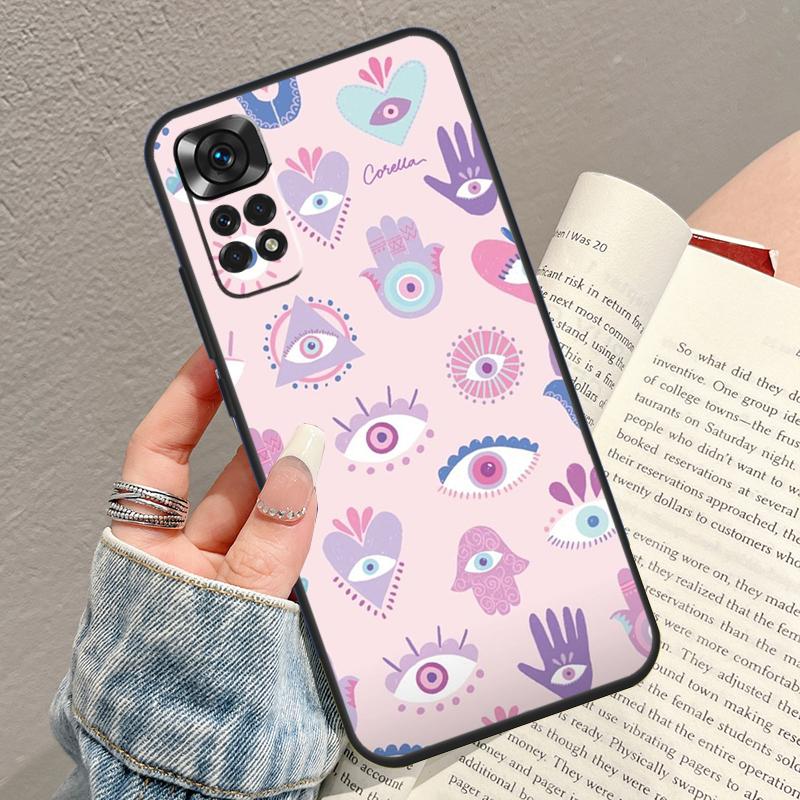 Evil Eye Phone Case For Xiaomi Redmi Note 14 12 11 9 10 13 15 Pro Plus 12C 10C 13C 14C 15C Cover